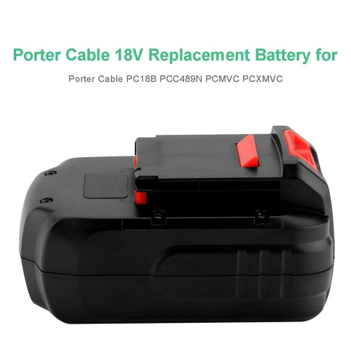DR. BATTERY 18V Porter Cable Cordless Power Tools Battery for PC18B PCC489N PCMVC PC18B-2 PCXMVC PC18BLEX