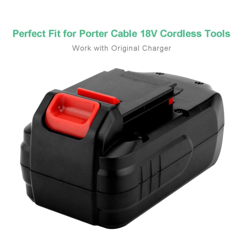 DR. BATTERY 18V Porter Cable Cordless Power Tools Battery for PC18B PCC489N PCMVC PC18B-2 PCXMVC PC18BLEX