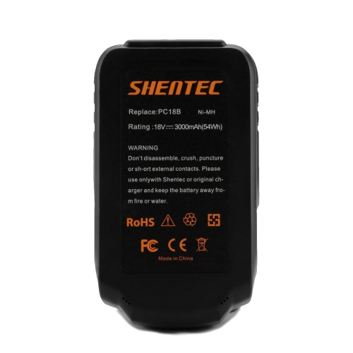 DR. BATTERY 18V Porter Cable Cordless Power Tools Battery for PC18B PCC489N PCMVC PC18B-2 PCXMVC PC18BLEX