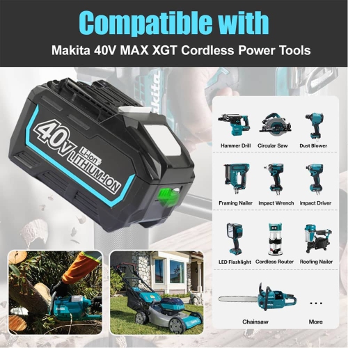 DR. BATTERY 40V Makita Cordless Power Tools Battery for BL4025 BL4040 BL4040F BL4050F BL4080F BL4040-2