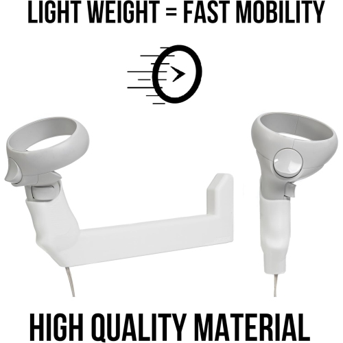 iSTOCK VR Gun Stock for Meta Quest 2, Quest 3, and Quest 3s - Pro Grade Light Weight Gunstock Highest Mobility Controller Design Gunstock Rifle