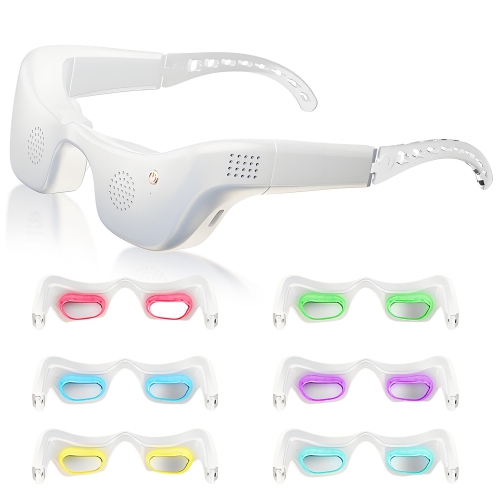 Eye Massager Relaxer Beauty Care Device Reduce Dark Circles Puffiness Wrinkles Reduction Eye Fatigue Eyecare Glasses