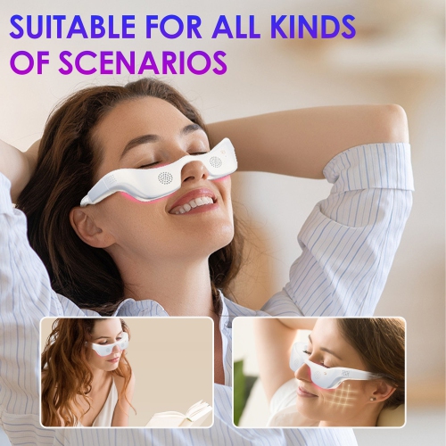 Eye Massager Relaxer Beauty Care Device Reduce Dark Circles Puffiness Wrinkles Reduction Eye Fatigue Eyecare Glasses