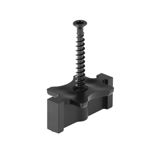 VEVOR 600PCS Hidden Deck Fasteners for Composite Decking Board, Universal Composite T Clips & Plastic Hidden Fasteners with Metal Screws,Clips Works