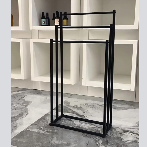 axGear Free Standing Towel Rack Holder 3 Tier Metal for Bathroom Hand Towel Shelf