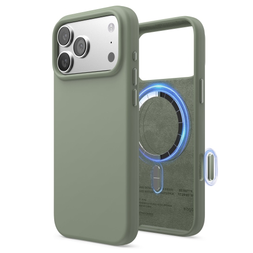 elago Magnetic Silicone Case for iPhone 17 Pro Max Case 6.9” - Compatible with MagSafe, Premium Liquid Silicone Material, Protective Cover, Shockproof