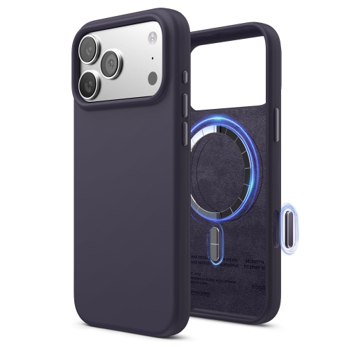 elago Magnetic Silicone Case for iPhone 17 Pro Max Case 6.9” - Compatible with MagSafe, Premium Liquid Silicone Material, Protective Cover, Shockproof