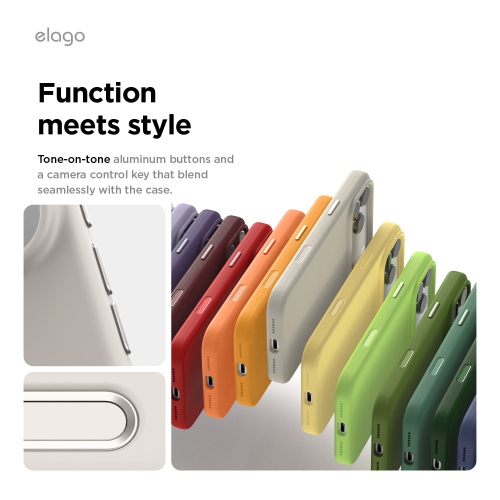 Étui magnétique en silicone Elago pour iPhone 17 Pro Max de 6,9&nbsp;po - Compatible avec MagSafe, matériau en silicone liquide de qualité