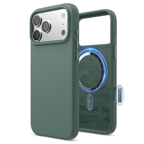 elago Magnetic Silicone Case for iPhone 17 Pro Max Case 6.9” - Compatible with MagSafe, Premium Liquid Silicone Material, Protective Cover, Shockproof