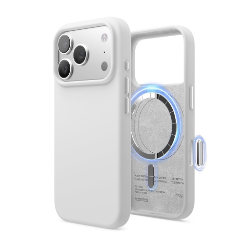 Étui magnétique en silicone Elago pour iPhone 17 Pro de 6,3&nbsp;po - Compatible avec MagSafe, matériau en silicone liquide de qualité supérieure,