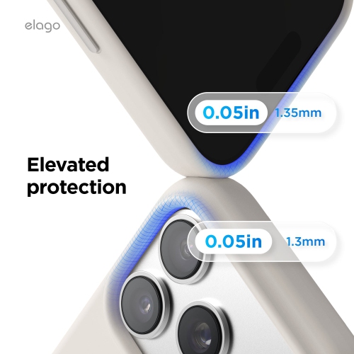 Étui magnétique en silicone Elago pour iPhone 17 Pro de 6,3&nbsp;po - Compatible avec MagSafe, silicone liquide de qualité supérieure, couverture de