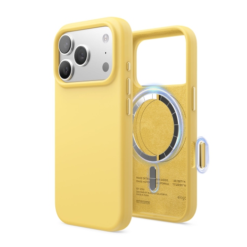 ELAGO  Magnetic Silicone Case for Iphone 17 Pro Case 6.3” - Compatible w Magsafe, Premium Liquid Silicone Material, Protective Cover, Shockproof