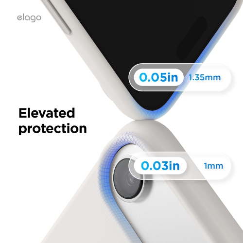 elago Magnetic Silicone Case for iPhone Air Case 6.5” - Compatible with MagSafe, Premium Liquid Silicone Material, Protective Cover, Shockproof