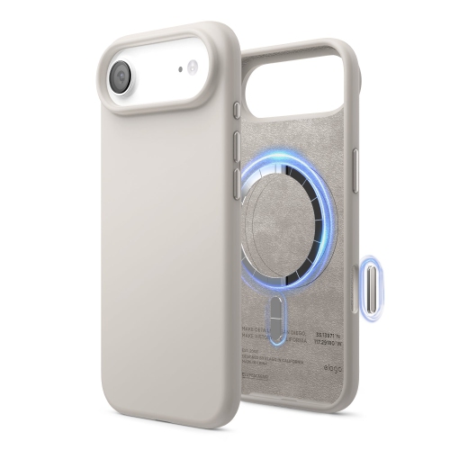 elago Magnetic Silicone Case for iPhone Air Case 6.5” - Compatible with MagSafe, Premium Liquid Silicone Material, Protective Cover, Shockproof