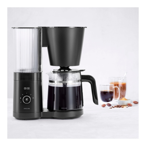 ZWILLING Enfinigy 1.5-L Glass Carafe Drip Coffee Maker Black