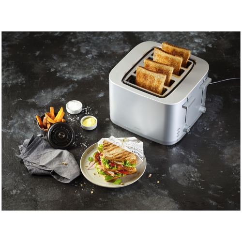 ZWILLING Enfinigy 4 Short Slots Toaster - Silver