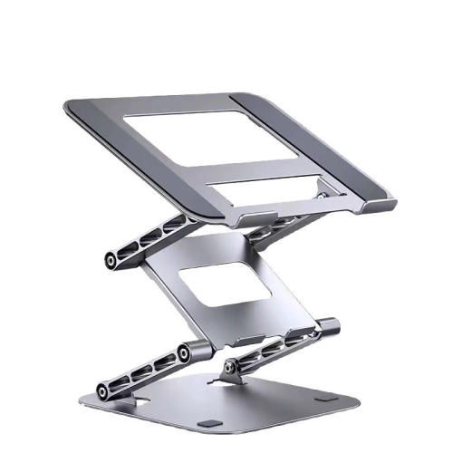 Three-layer Height-enhancing Laptop Stand, Adjustable Laptop Stand, Portable Laptop Riser, Stable Metal Holder for Desk Foldable, Ergonomic Computer