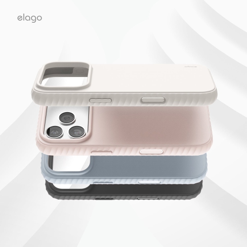Elago – Étui magnétique Ridge pour iPhone 17 Pro de 6,3 po, étui en silicone de qualité supérieure - Compatible avec MagSafe, silicone liquide,