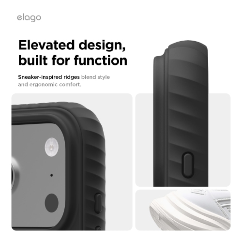 elago Magnetic Ridge for iPhone 17 Pro Max Case 6.9", Premium Magnetic Silicone Case - Compatible with MagSafe, Liquid Silicone Material, Protective