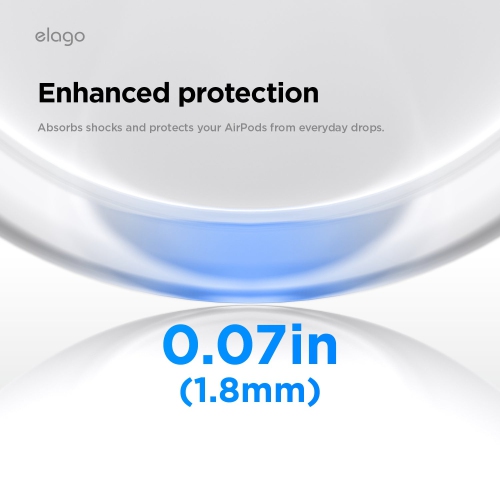 elago Clear Case for AirPods Pro 3 Case Clear Cover - Lanyard Included, Strap Included, Reduced Yellowing, Shockproof, Full Protection, Soft TPU