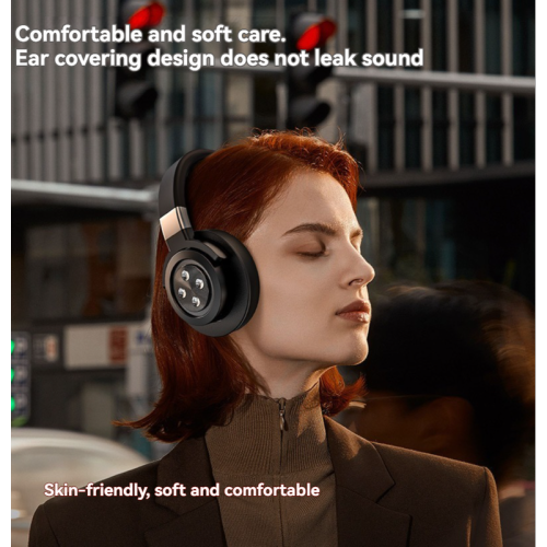 Écouteurs Bluetooth - Bluetooth 5,0 + lecture de carte + connexion filaire + radio FM, pilotes 40&nbsp;mm, suppression du bruit, ajustement