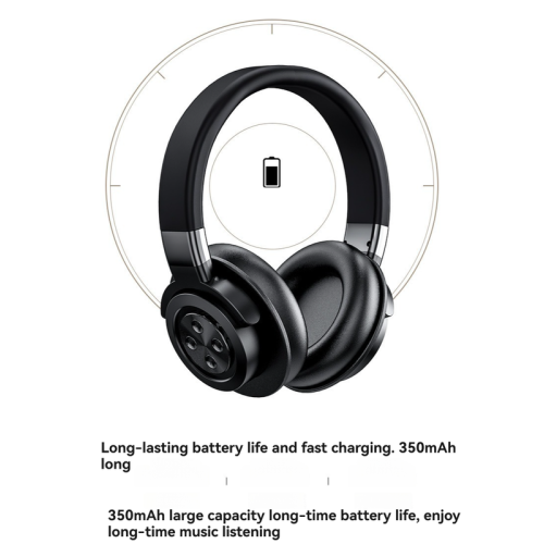 Écouteurs Bluetooth - Bluetooth 5,0 + lecture de carte + connexion filaire + radio FM, pilotes 40&nbsp;mm, suppression du bruit, ajustement