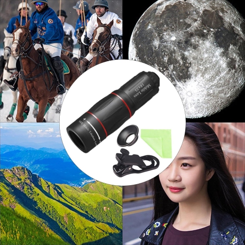 Monoculaire pour adultes - Monoculaire 18X25, léger, optique HD, adapté à l'observation d'oiseaux, à la chasse, à la randonnée et au camping