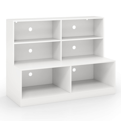 Armoire à chaussures 2-en-1 avec armoire de rangement et banc à chaussures d'entrée de Costway pour le salon