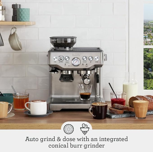 Breville Barista Express Espresso Machine, Brushed Stainless Steel