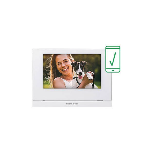 Aiphone JOS-1VW JO Series Mobile-Ready Box Set with Surface-Mount Door Station 7" Video Set, Includes JO-1MDW, JO-DV, PS-1820UL