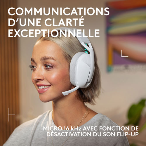 Logitech G321 LIGHTSPEED Wireless Gaming Headset - White