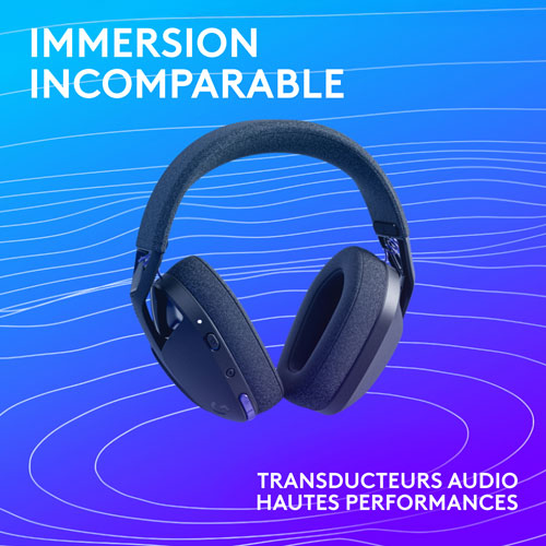 Casque de jeu sans fil G321 LIGHTSPEED de Logitech - Noir