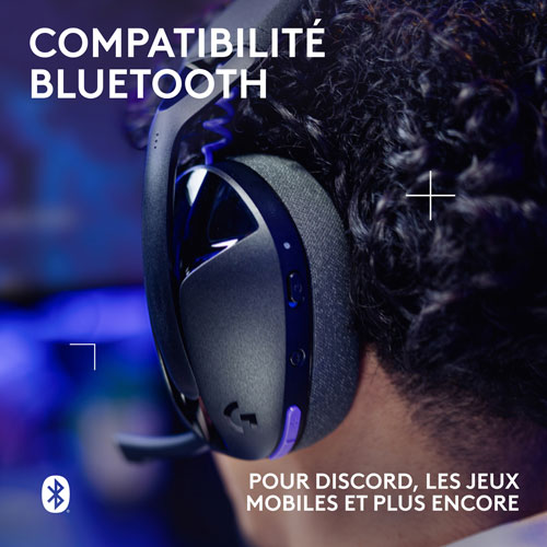 Casque de jeu sans fil G321 LIGHTSPEED de Logitech - Noir