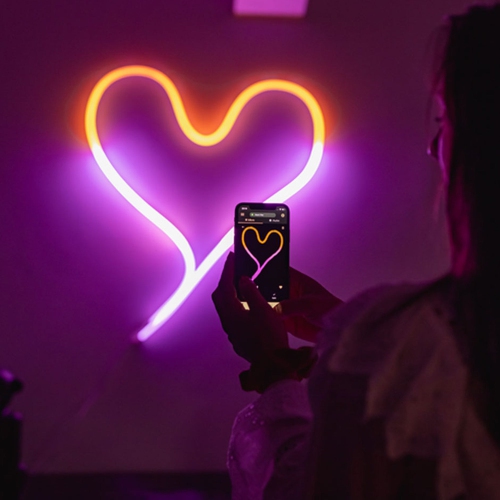 Twinkly Flex App-Controlled Flexible Light Tube RGB 16 Mil Colors 6.5'