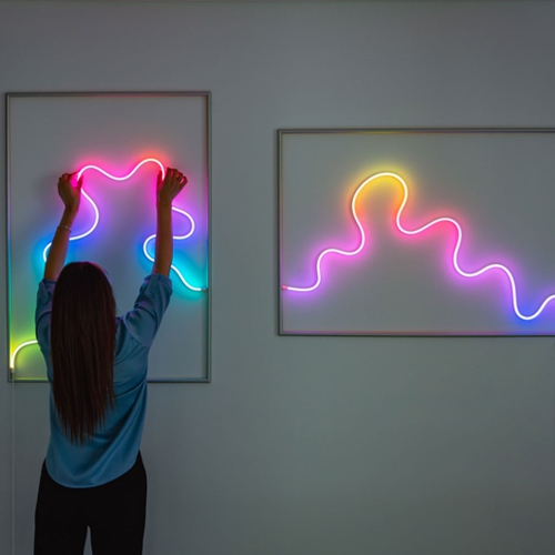 Twinkly Flex App-Controlled Flexible Light Tube RGB 16 Mil Colors 6.5'