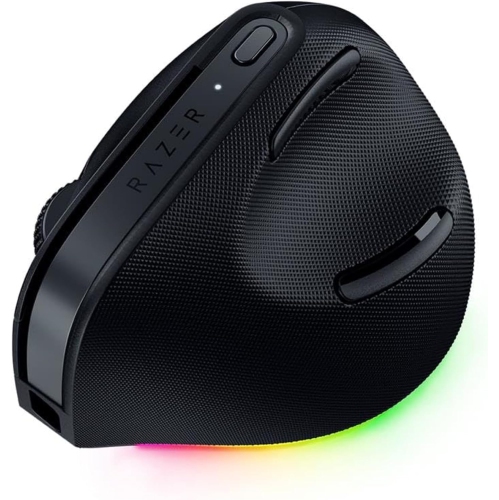 Razer Pro Click V2 Vertical Wireless Mouse: 6 Button Ergonomic Design - One Click AI Prompt - Supports Windows & Mac - Multi Device Connectivity via
