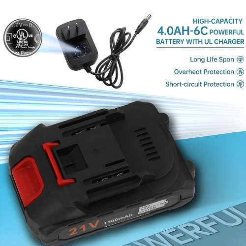 Cordless Electric Power Spray, 500 PSI High Pressure Car Washer Cleaner Tool