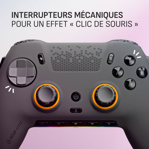 Manette de jeu sans fil Envision Pro de SCUF pour PC - Gris acier