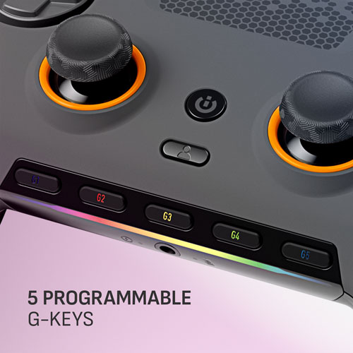 Manette de jeu sans fil Envision Pro de SCUF pour PC - Gris acier