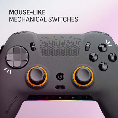 Manette de jeu sans fil Envision Pro de SCUF pour PC - Gris acier