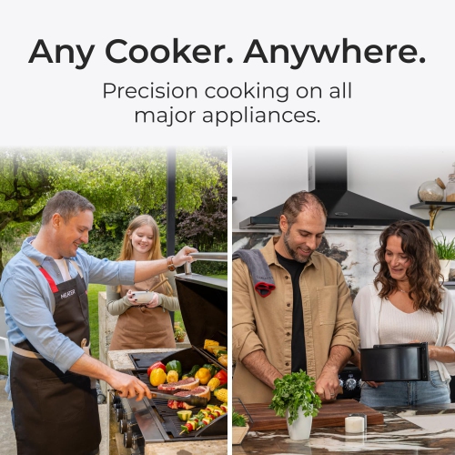 MEATER Block: WiFi Smart Wireless Meat Thermometer | 4 Probes | Long Range | Perfect for BBQ, Oven, Grill, Kitchen, Smoker, Air Fryer | Apple Watch,