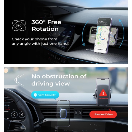 LISEN Magnetic Phone Holder for Car