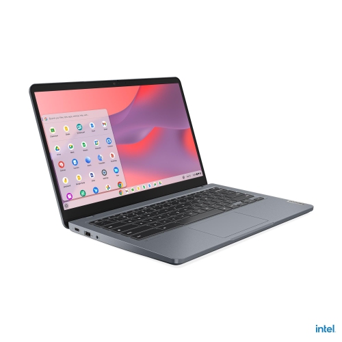 LENOVO  Chromebook Gen 3 14" Laptop - Storm (Intel N100/8GB Ram/64GB SSD/chromeos) - (82W6003Dus) In Grey