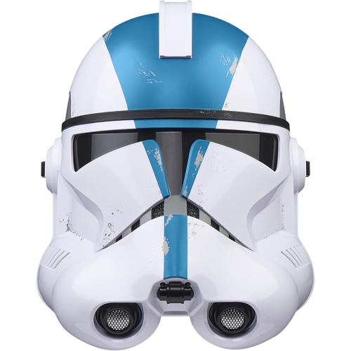 Star Wars The Black Series Life Size Prop Replica Electronic Helmet - Clone Trooper Blue 501st Legion