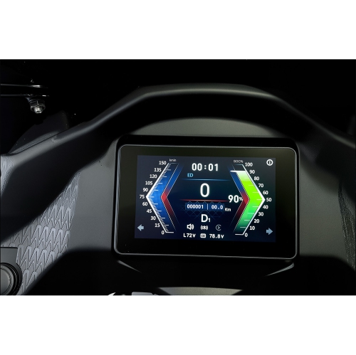 EMMO Zone II MAX eBike - Full Size Motorcycle Bike - 84V60Ah Lithium - 140km Range - Exhaust Speaker - Black