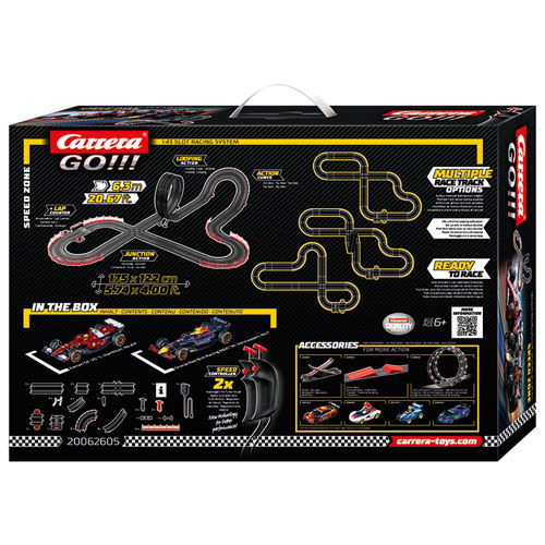 Carrera GO!!! Jeu de course analogique à échelle 1:43 avec voitures à fente