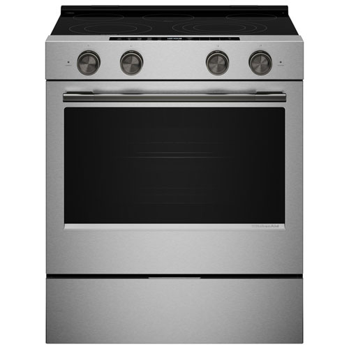 KitchenAid 5-Piece Handle & Knob Hardware Accessory Kit for Slide-In Convection Electric Range - Black Ore