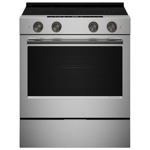 KitchenAid 5-Piece Handle & Knob Hardware Accessory Kit for Slide-In Convection Electric Range - Black Ore