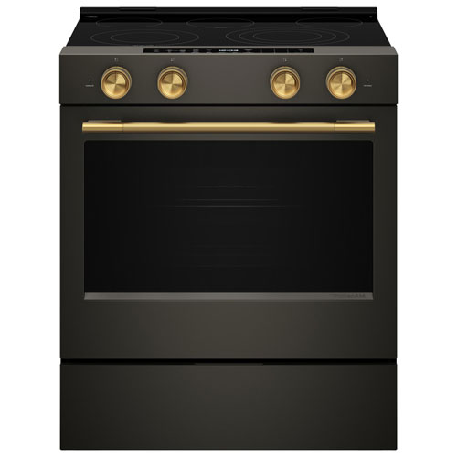 KitchenAid 5-Piece Handle & Knob Hardware Accessory Kit for Slide-In Convection Electric Range - Brass