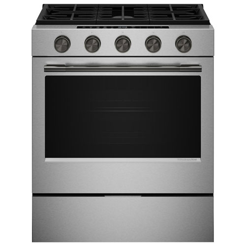 KitchenAid 6-Piece Handle & Knob Hardware Accessory Kit for Slide-In Convection Electric Range - Black Ore